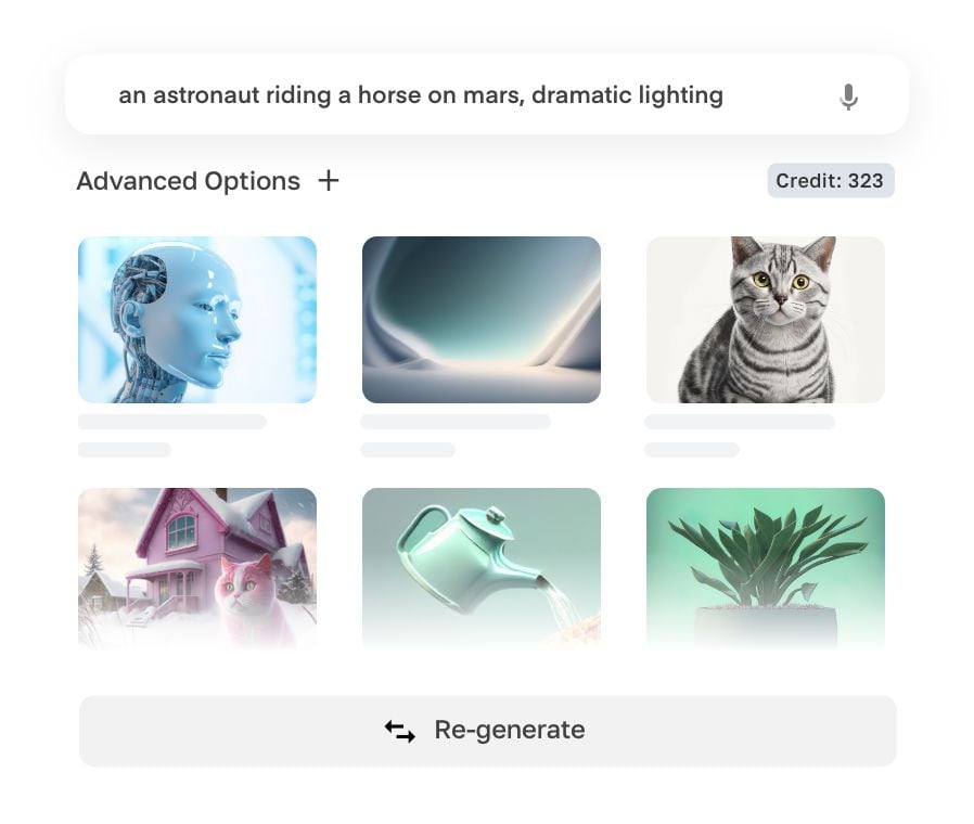 Tưởng tượng, Tạo ra, Xuất bản.